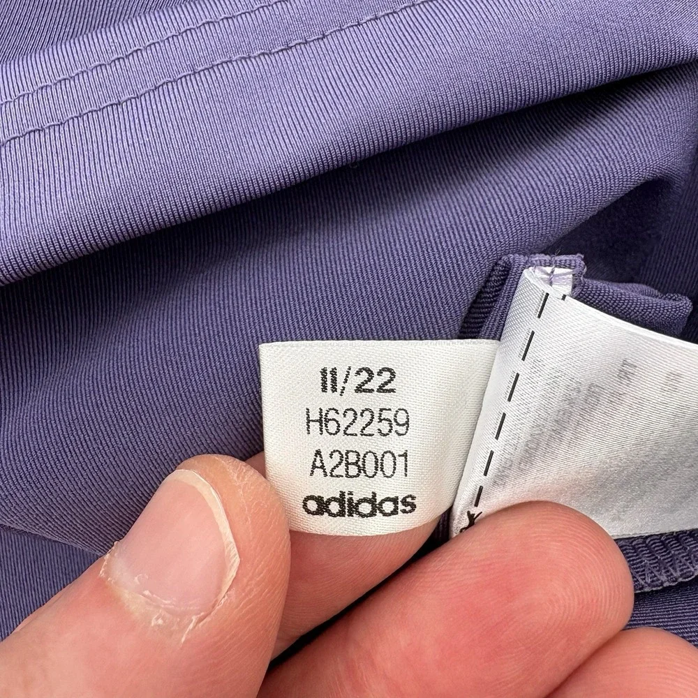 Adidas NWT Mens Polo Shirt XL Tech Purple A514 Golf Primegreen DAMAGED READ